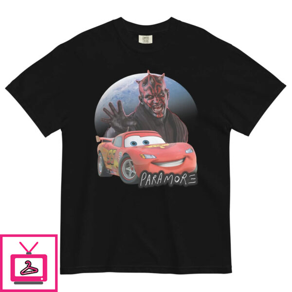 Darth Maul Lightning McQueen Paramore Shirt 1 1