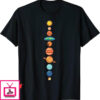 Flat Earth T-Shirt Society Planet Solar System Funny T-Shirt