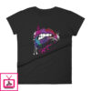 Grunge Lips Graphic – Women’s short sleeve t-shirt