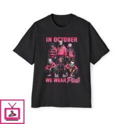 Halloween In October we Wear Pink T Shirt 1 2