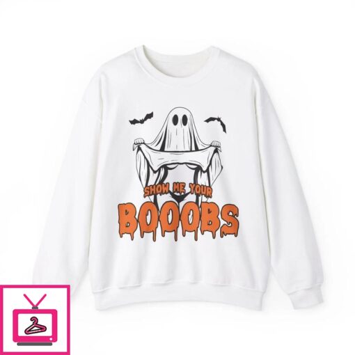 Halloween Show Me Your Boobs T Shirt 1 5