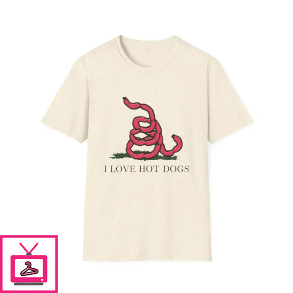 I Love Hot Dogs T Shirt 1