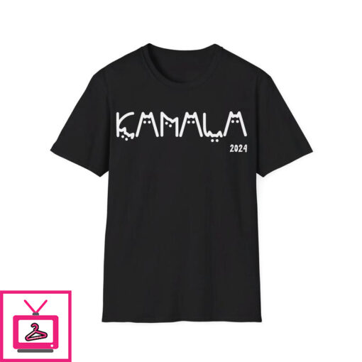 Kamala Cat T Shirt 1