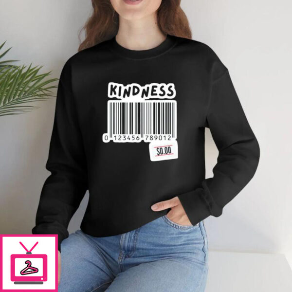 Kindness Barcode 000 T Shirt 1