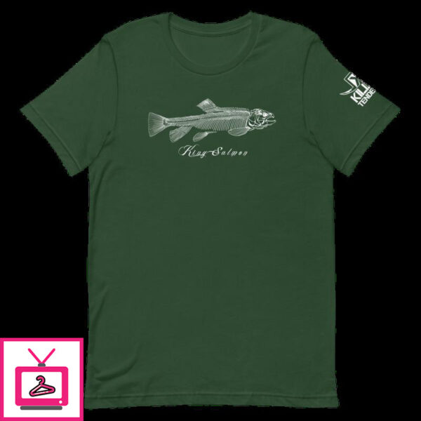 King Salmon – Forest Green Unisex T-shirt