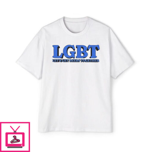 LGBT Lets Get Beer Together T Shirt 1