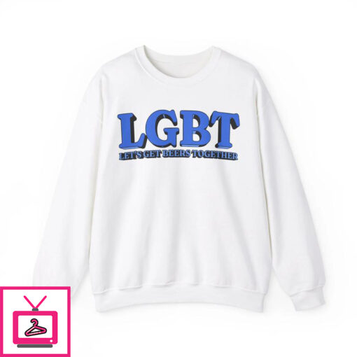 LGBT Lets Get Beer Together T Shirt 2