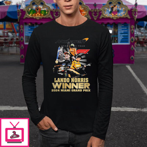 Lando Norris Winner 2024 Miami Grand Prix T Shirt 2