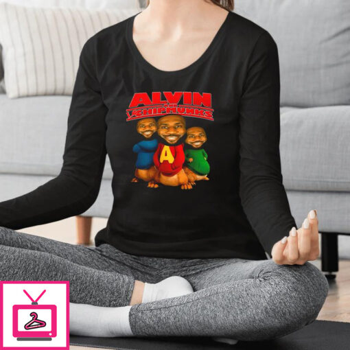 Lebron James Alvin And Chipmunks T Shirt 1