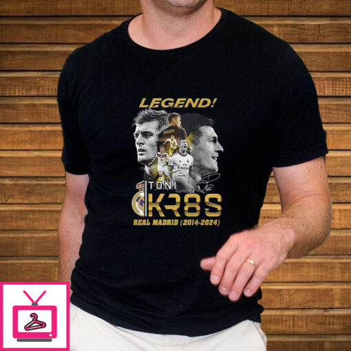 Legend Toni Kr8s Real Madrid 2014 2024 T Shirt 2