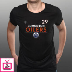 Leon Draisaitl Edmonton Oilers 2024 Stanley Cup Final T Shirt 2