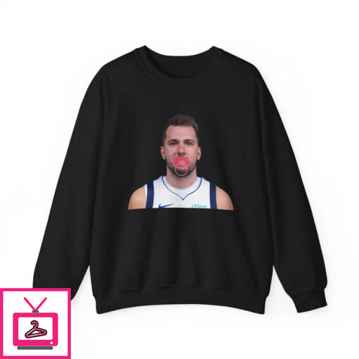 Luka Doncic Sucking On Pink Pacifier T Shirt 4