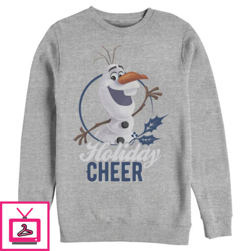 Mens Frozen Olaf Holiday Cheer Sweatshirt 1