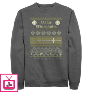 Men’s Game of Thrones Christmas Valar Morghulis Sweater Sweatshirt