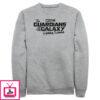Men’s Guardians of the Galaxy Holiday Special Black Logo Sweatshirt