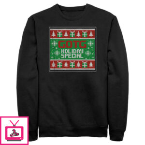 Men’s Guardians of the Galaxy Holiday Special Christmas Sweater Square Sweatshirt