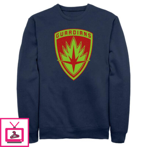 Mens Guardians of the Galaxy Holiday Special Guardians Badge Sweatshirt 1