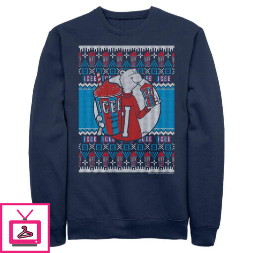 Mens ICEE Bear Ugly Sweater Sweatshirt 1