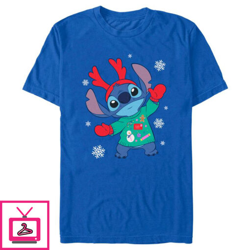 Mens Lilo Stitch Christmas Outfit Stitch T Shirt 1