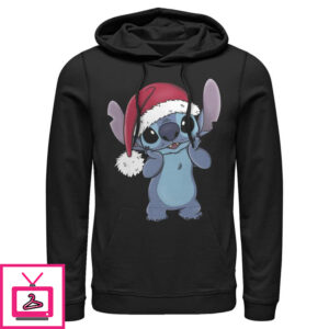 Men’s Lilo & Stitch Santa Surprise Pull Over Hoodie