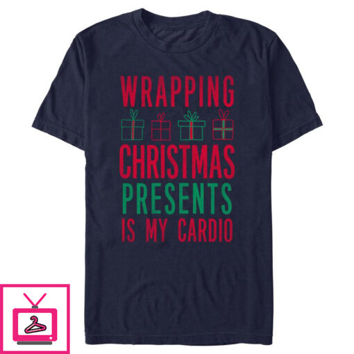 Mens Lost Gods Christmas Cardio T Shirt 1