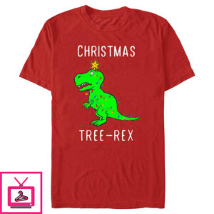 Men’s Lost Gods Christmas Tree-Rex T-Shirt