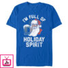 Men’s Lost Gods Distressed Full of Holiday Spirit T-Shirt