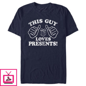 Men’s Lost Gods Distressed This Guy Loves Presents T-Shirt