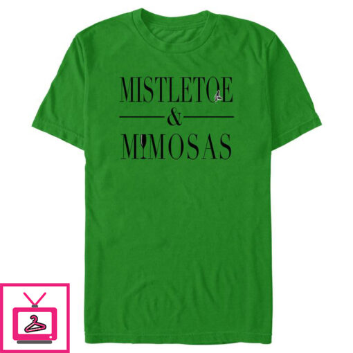 Mens Lost Gods Mistletoe and Mimosas T Shirt 1