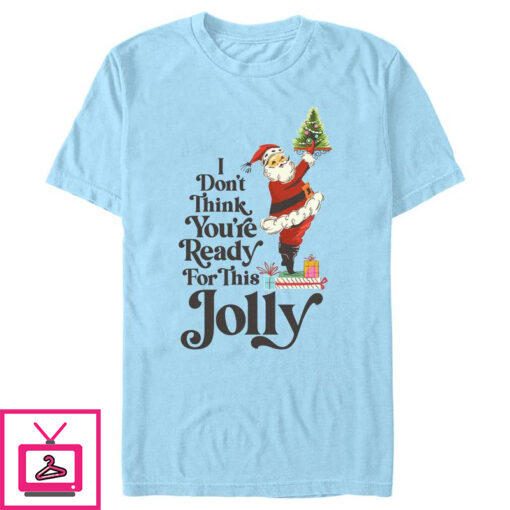 Mens Lost Gods Santa Youre Ready for This Jolly T Shirt 1