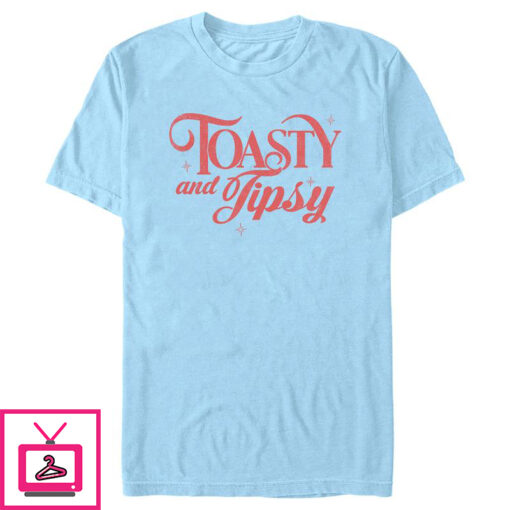 Mens Lost Gods Toasty and Tipsy Distressed T Shirt 1