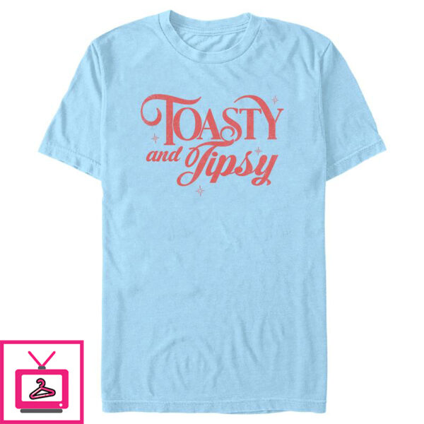 Men’s Lost Gods Toasty and Tipsy Distressed T-Shirt