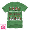 Men’s Lost Gods Ugly Christmas Jolly Santa Claus T-Shirt