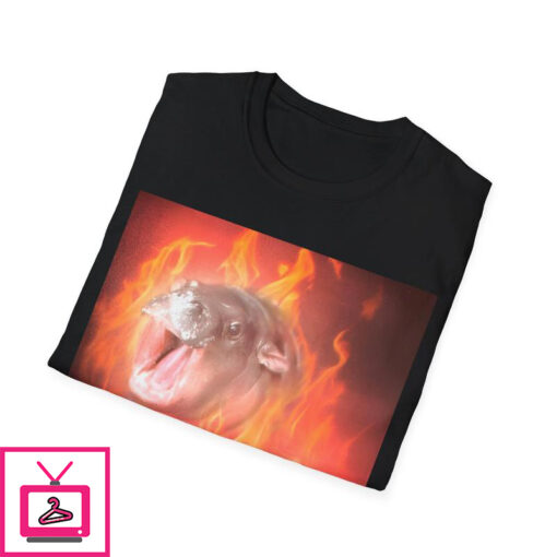 Moo Deng Hippo T Shirt 2