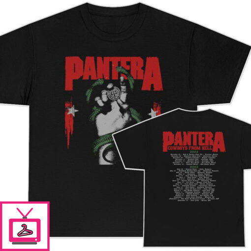 Pantera 2022 2023 World Tour T Shirt 1