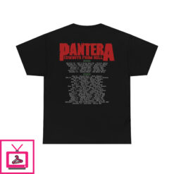 Pantera 2022 2023 World Tour T Shirt 2