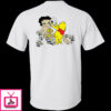 Pooh Pouring Honey On Betty Boop Shirt