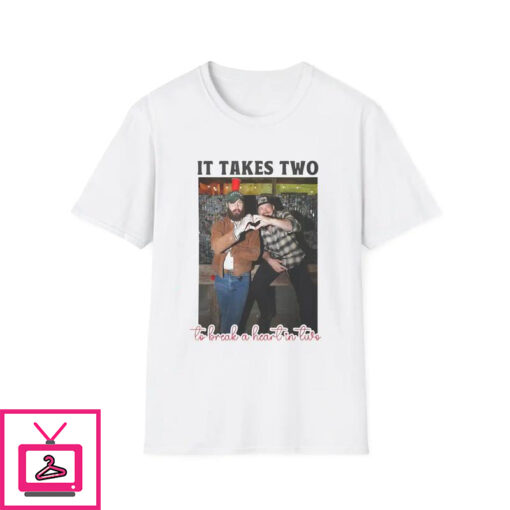 Post Malone Morgan Wallen It Takes Two To Break A Heart In Two T Shirt 1