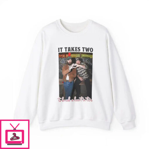 Post Malone Morgan Wallen It Takes Two To Break A Heart In Two T Shirt 4