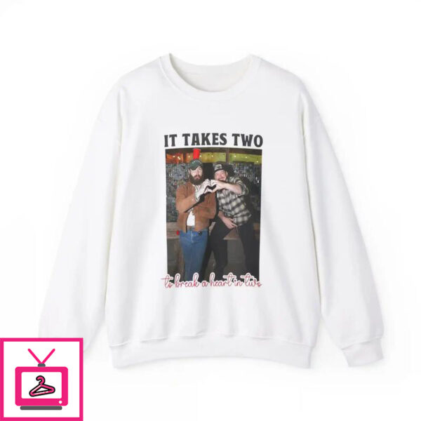 Post Malone Morgan Wallen It Takes Two To Break A Heart In Two T-Shirt