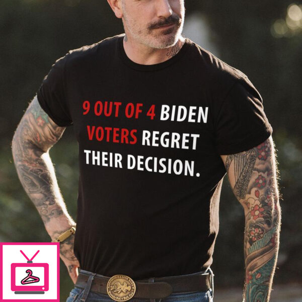 President Biden – 9 out of 4 Biden voters regret their decision