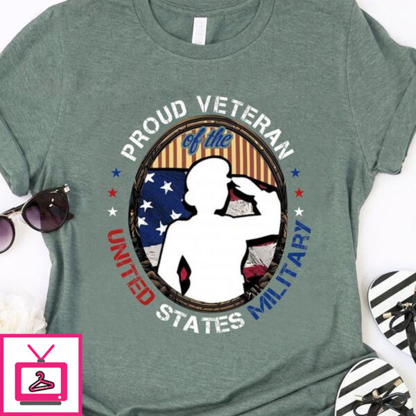 Proud veteran United States military female veteran