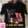 Pug Dog America Flag – In god we trust