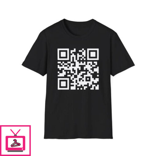 Rick Roll QR T Shirt 1