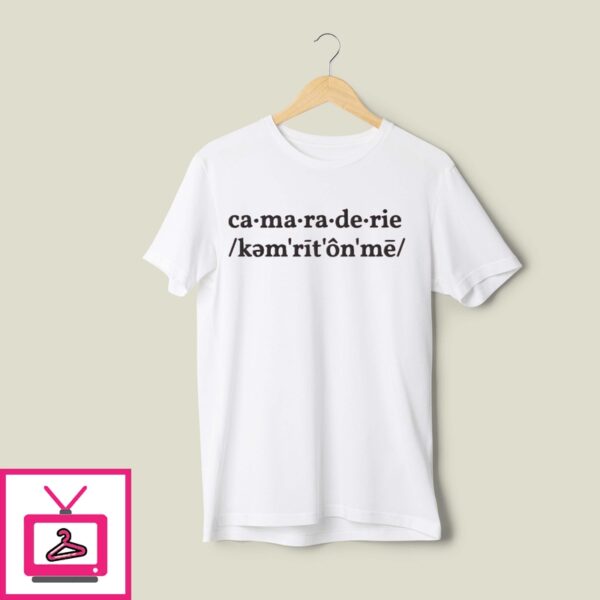 Sabrina Carpenter Camaraderie Embroidered T-Shirt