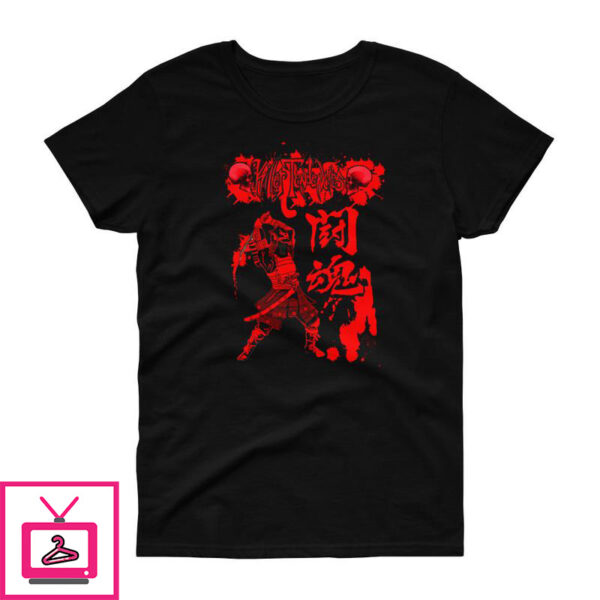 Samurai Womens short sleeve t shirt 1