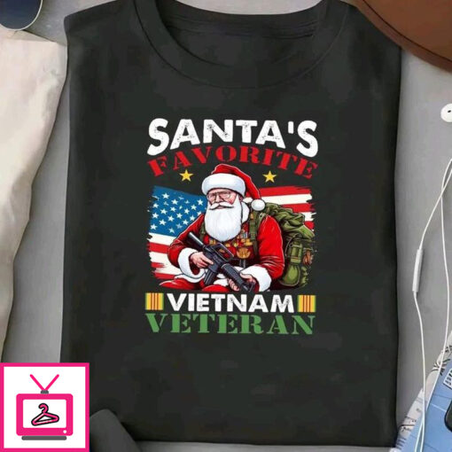 Santas favorite Vietnam veteran Christmas American flag 1