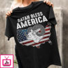 Satan bless America – Goat satan, America flag