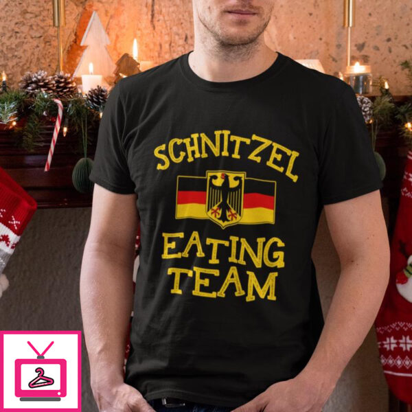 Schnitzel eating team – German flag, german eating team