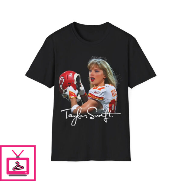 Taylor Swift with Chiefs Jersey Shirt